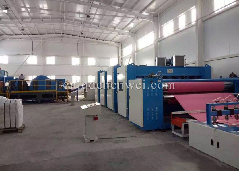 NEEDLE PUNCHED CLEANING CLOTH PRODUCTION LINE